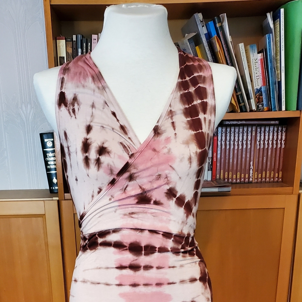 Rayon tye dye Maxi dress